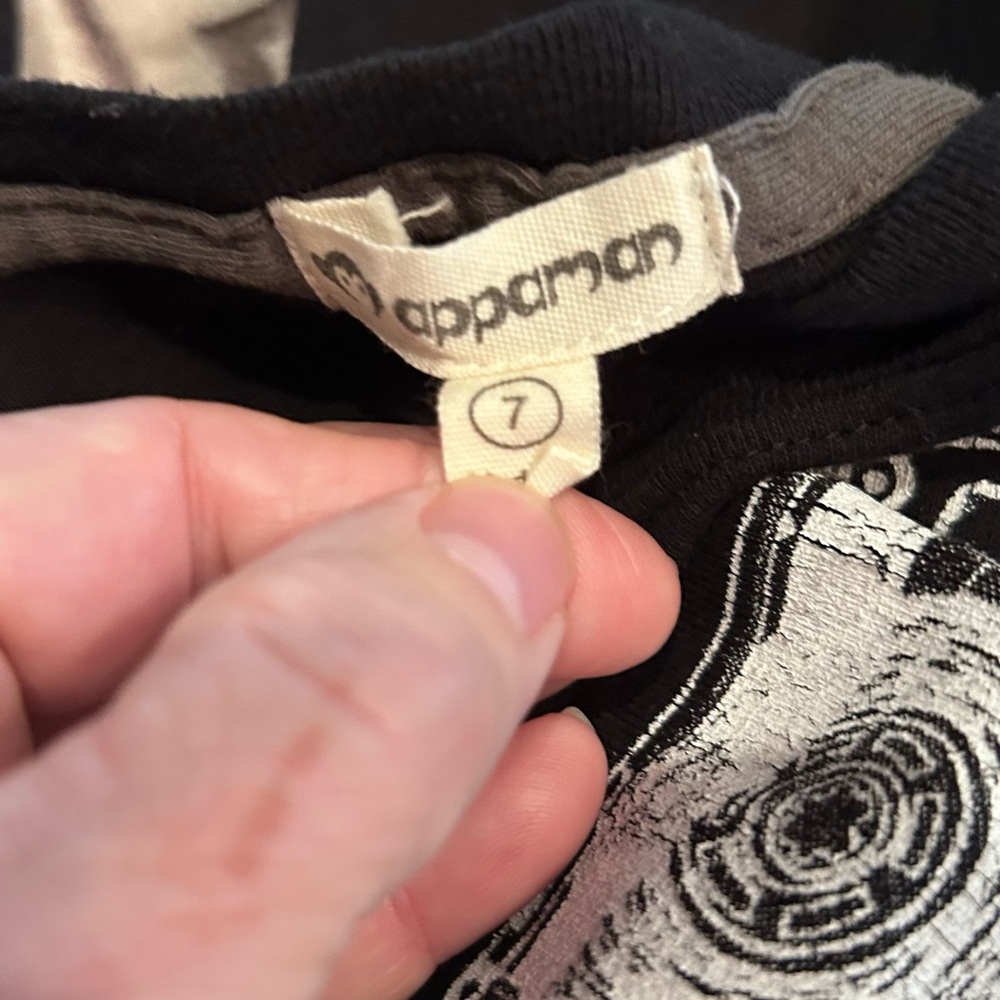 Appaman Black Long Sleeve Shirt with Graphic Design - Picture 3 of 3